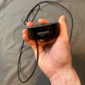 Amazon Black Echo Dot Power Base with Attached Cable (LIKE NEW)